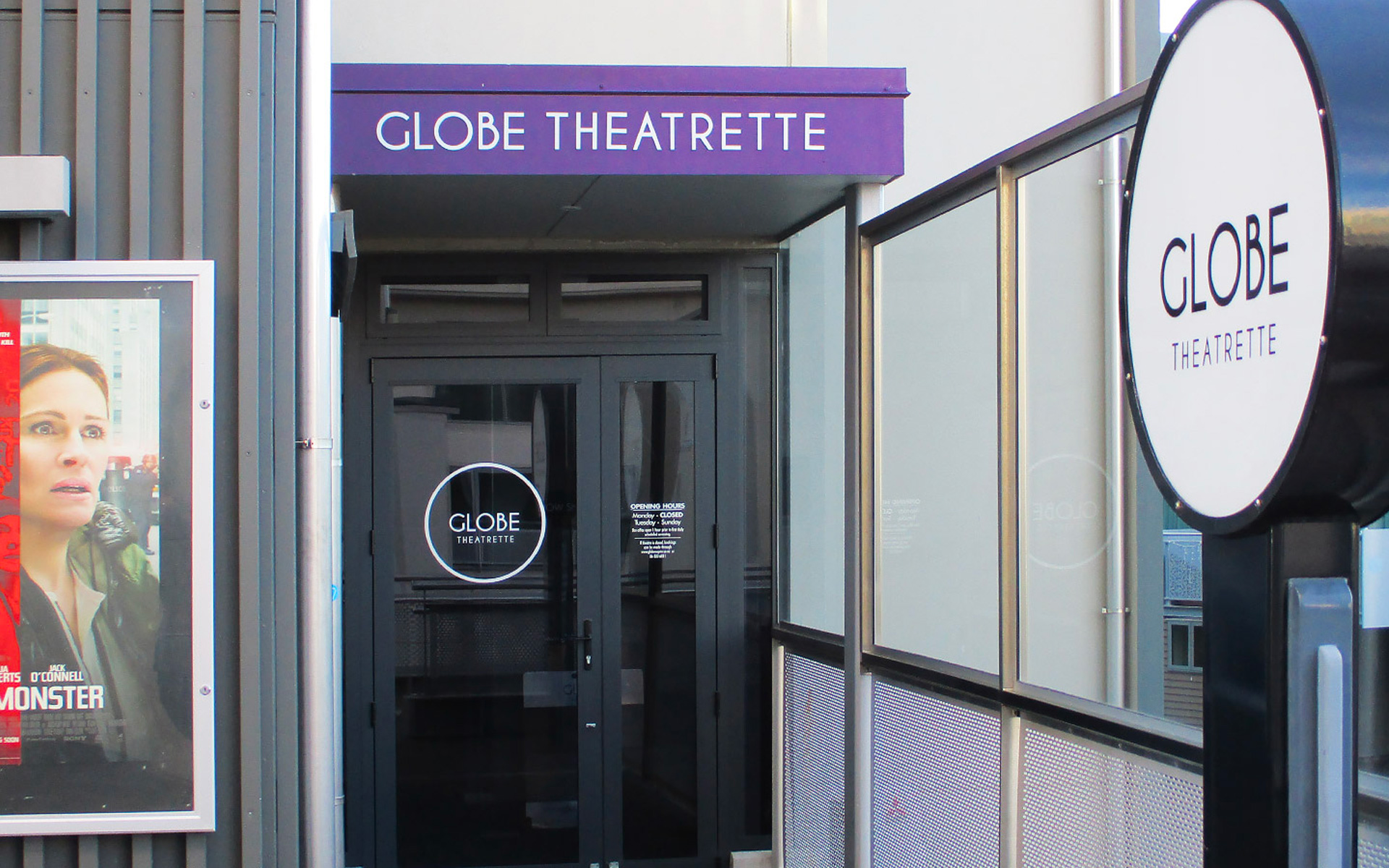 Globe Theatrette Brand Design.
