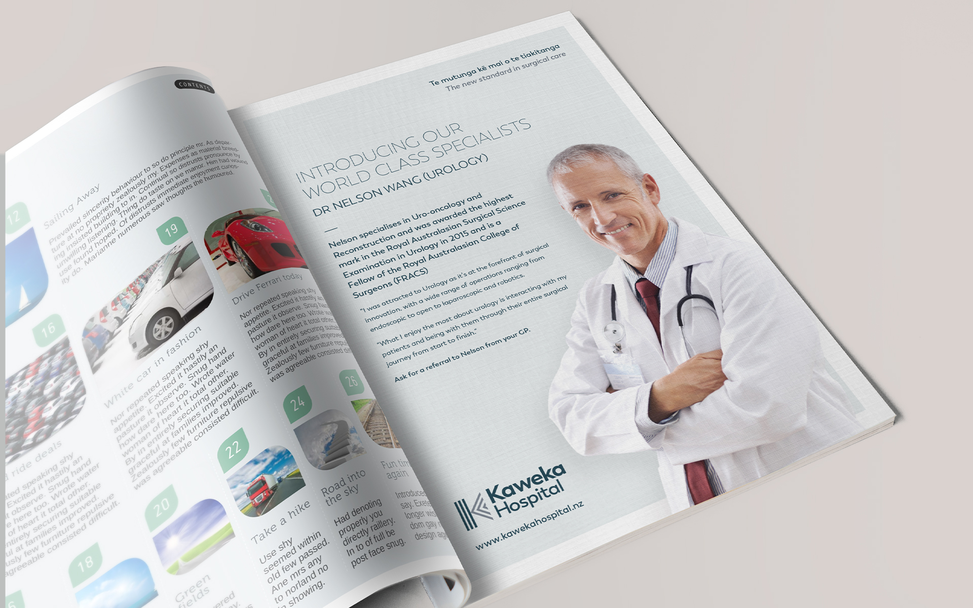 Kaweka Hospital Brand Design.