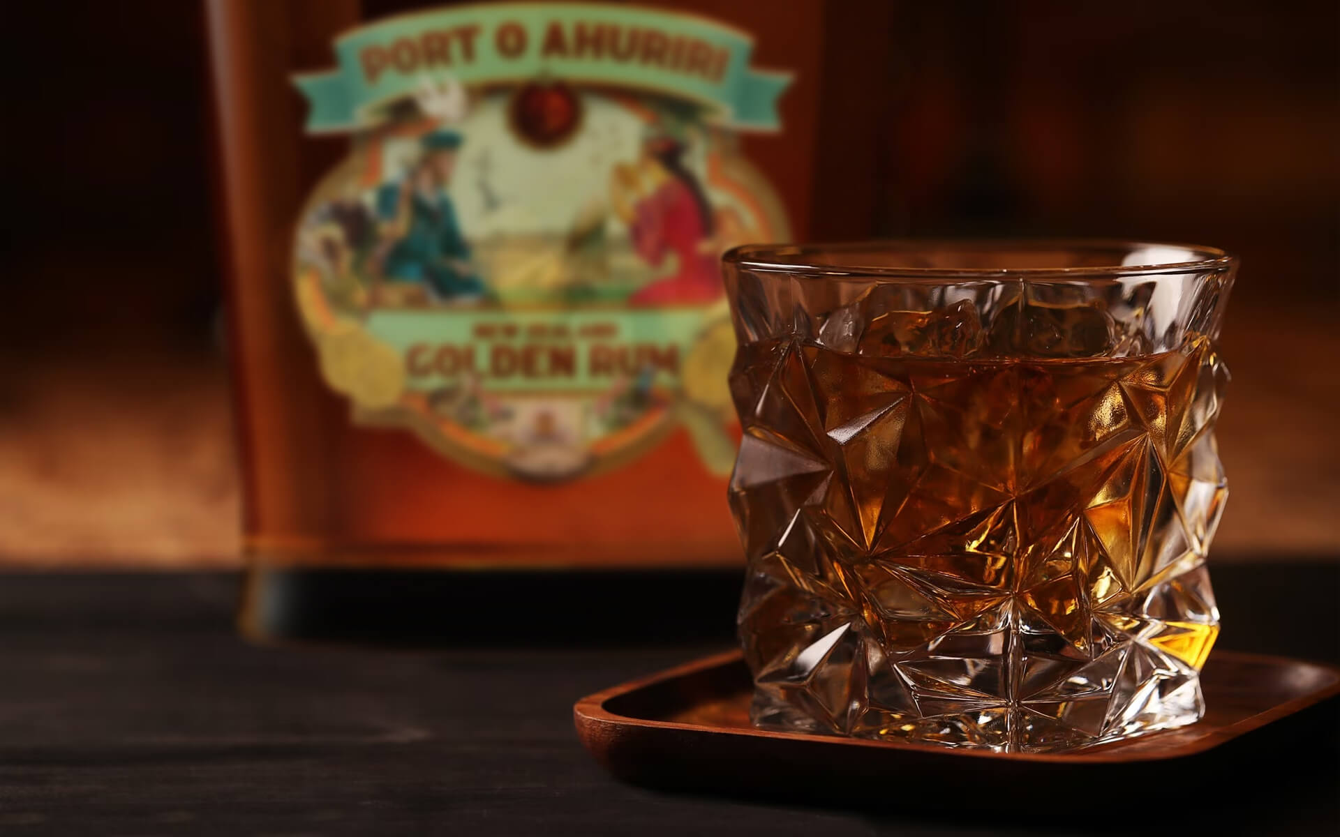National Distillery Label Design.