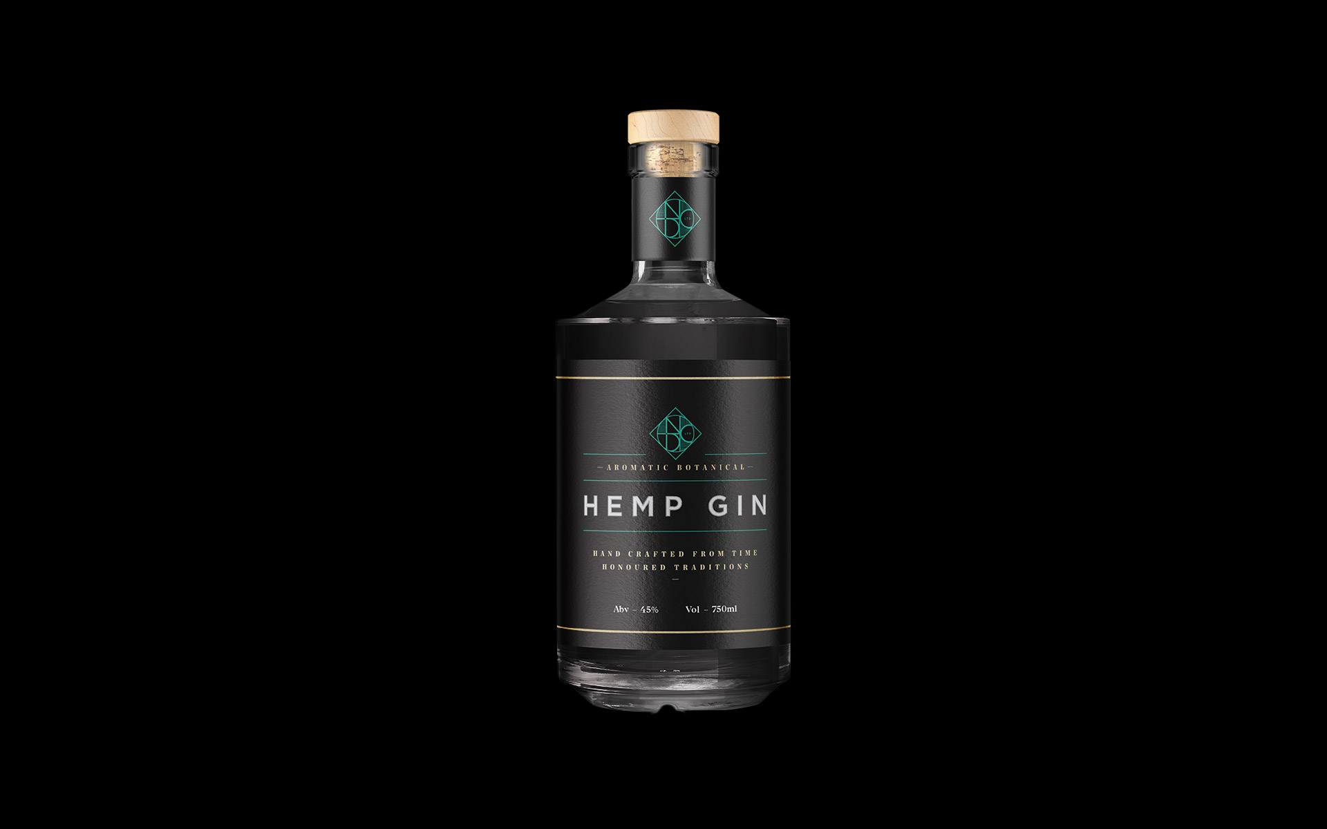 National Distillery Label Design.