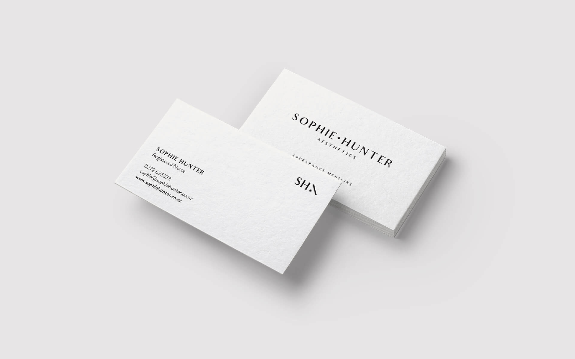 Sophie Hunter Aesthetics Brand Design.