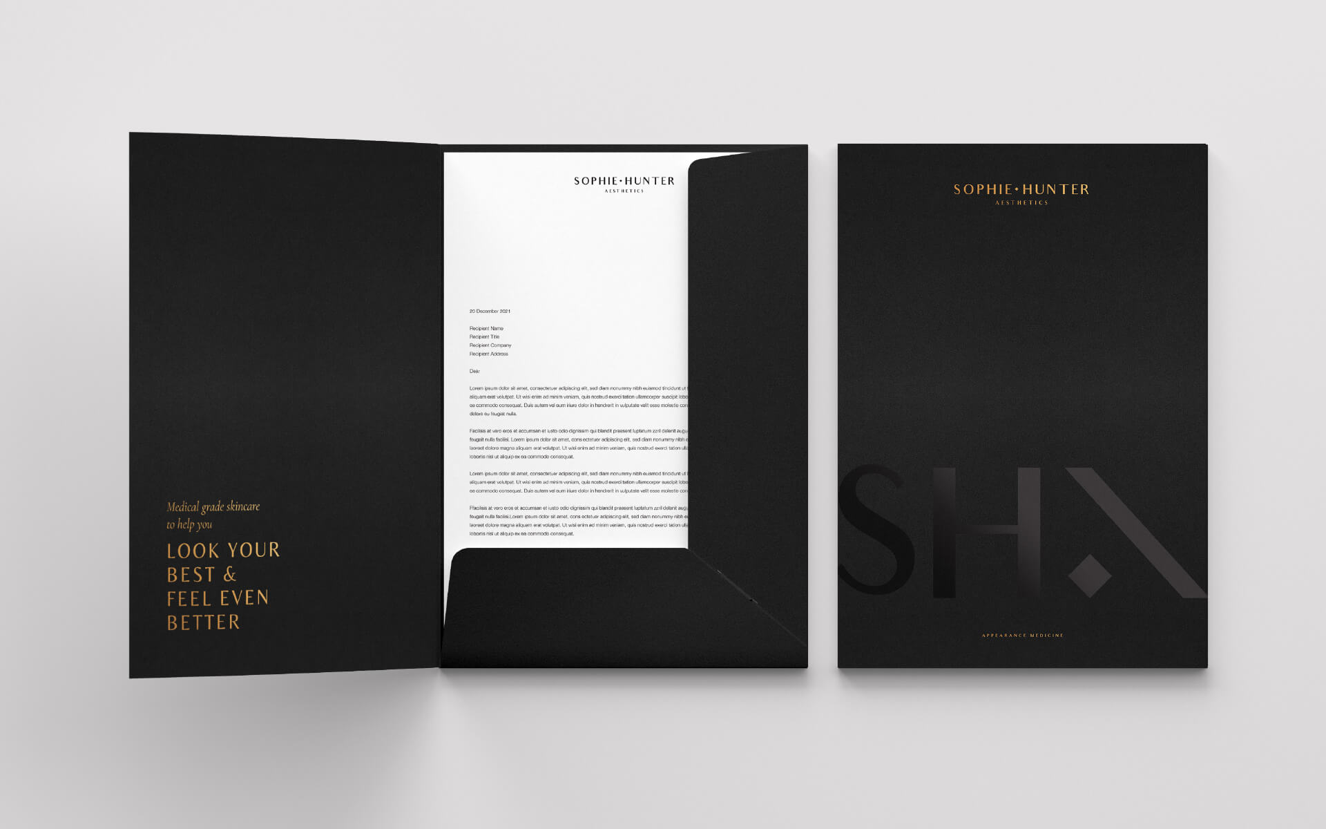 Sophie Hunter Aesthetics Brand Design.