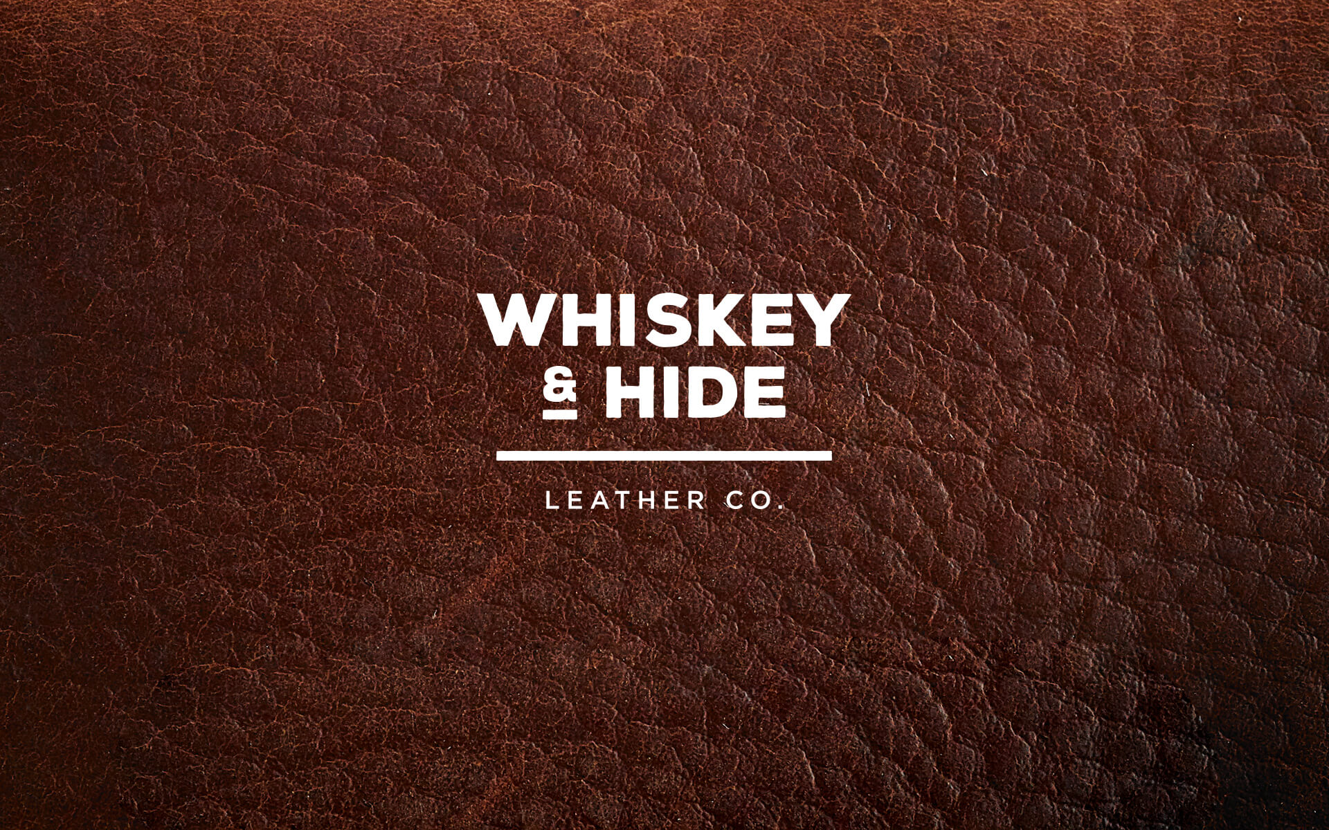 Whiskey & Hide Brand Concept.