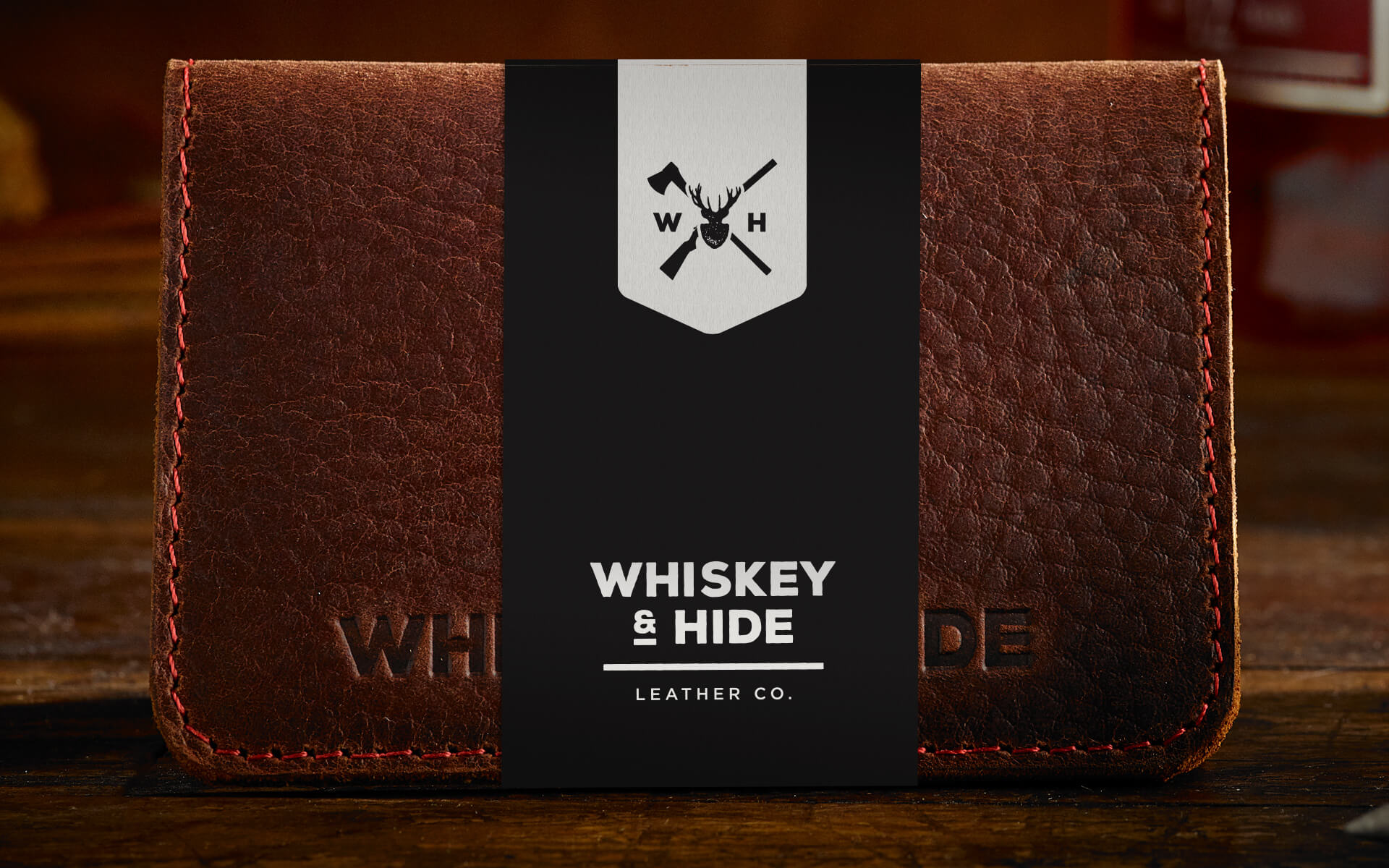Whiskey & Hide Brand Concept.