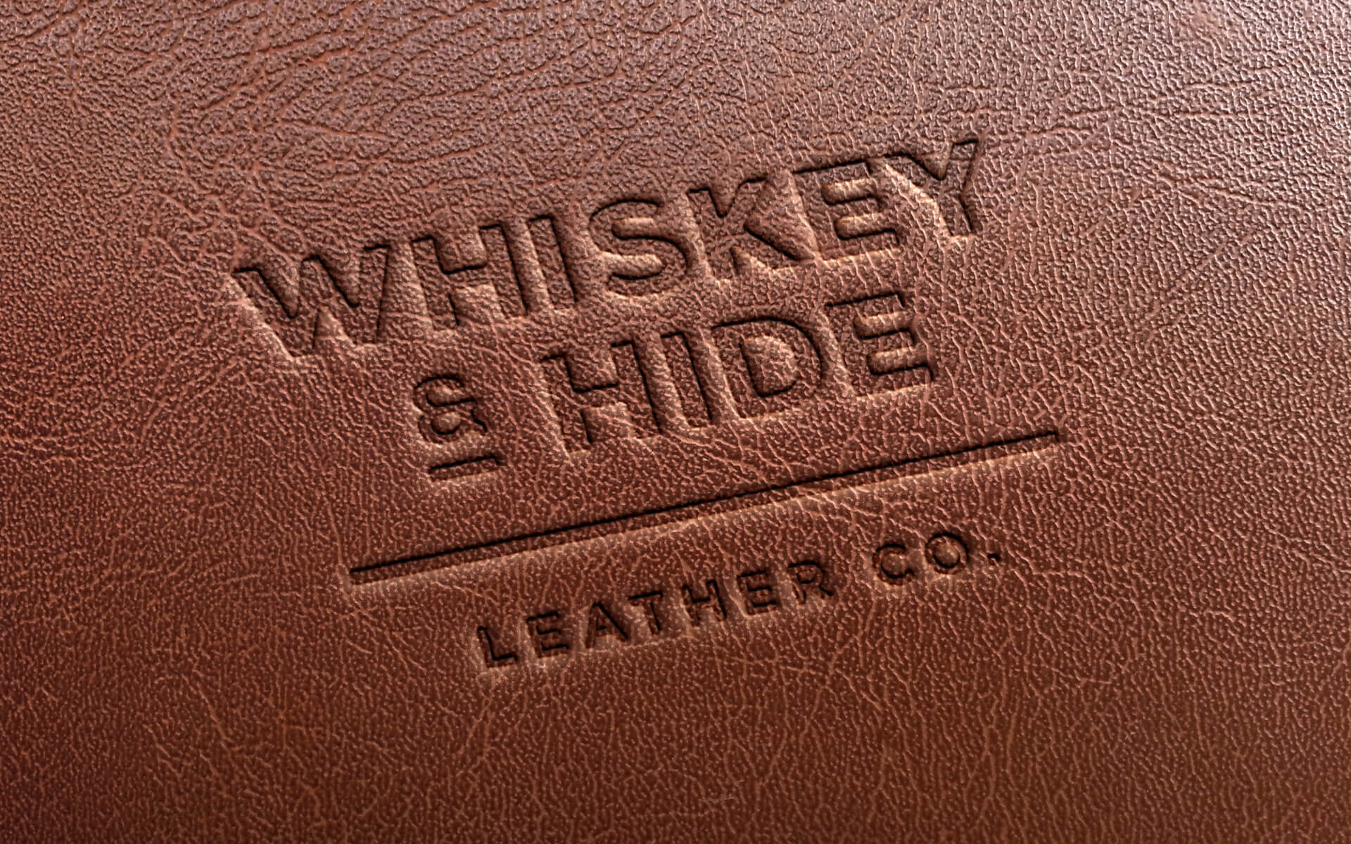 Whiskey & Hide Brand Concept.